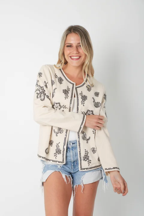 Chaqueta LOREIN Gabardina Bordada GU6004