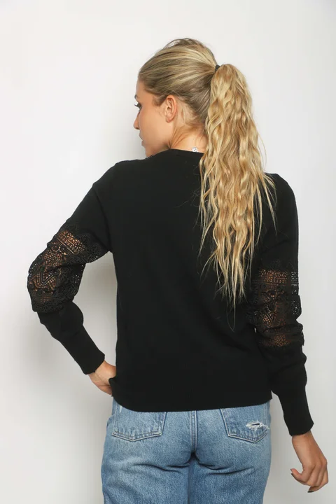 Sweater SASHA Bremer Bordado y Calado GUL655