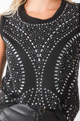 Musculosa Lobby Tachas GUK70135 - Vista 3