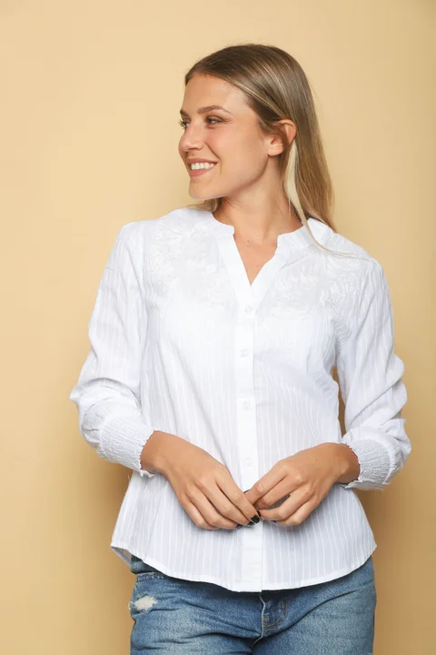 Camisa TOLEDO BORDADA GU61