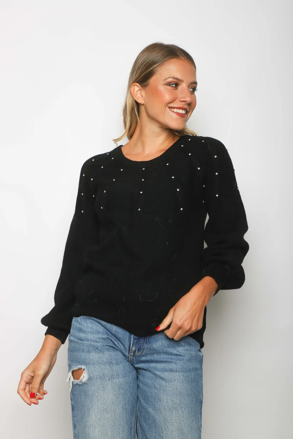 Sweater KANU Bremer con Apliques GUL802