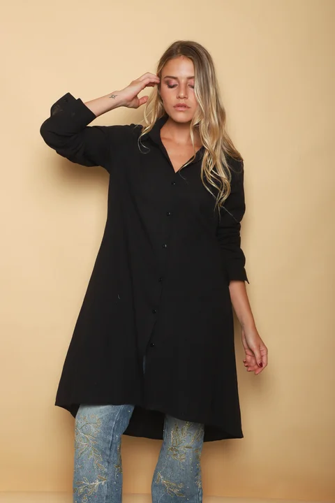 Camisa Larga Blady Lino GUK70094