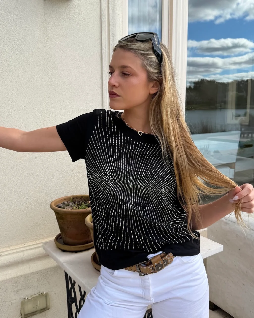 Remera STORM Strass GU9065