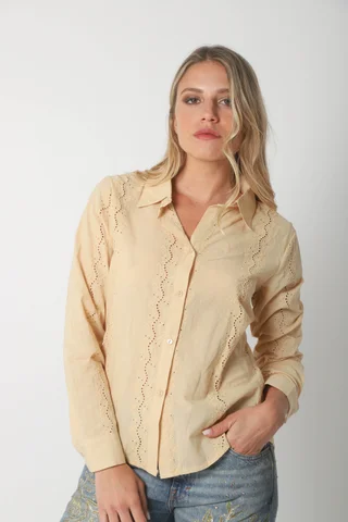 Camisa KAINE Broderie GUK70132 - Vista 1