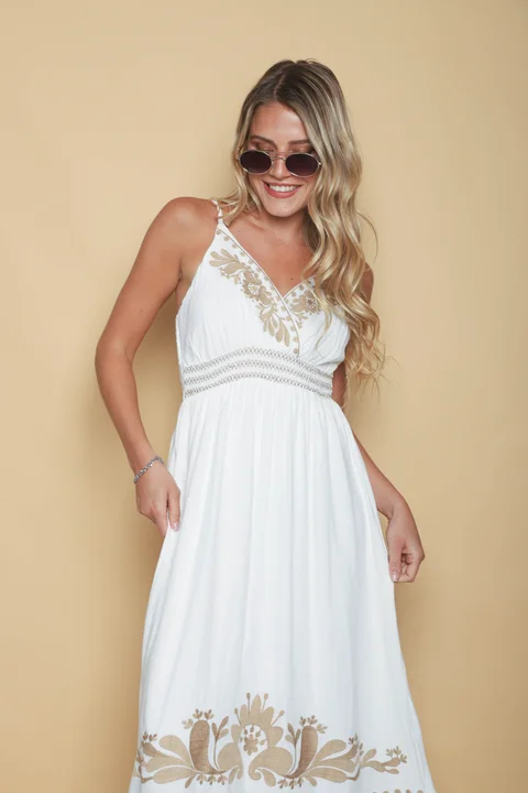 Vestido SIMONE Bordado GU0534