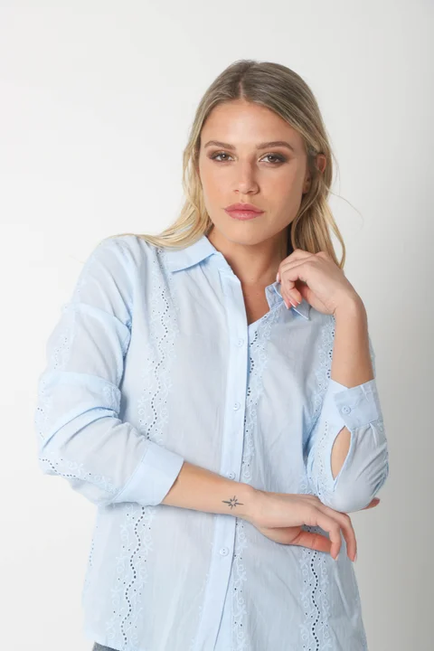 Camisa KAINE Broderie GUK70132