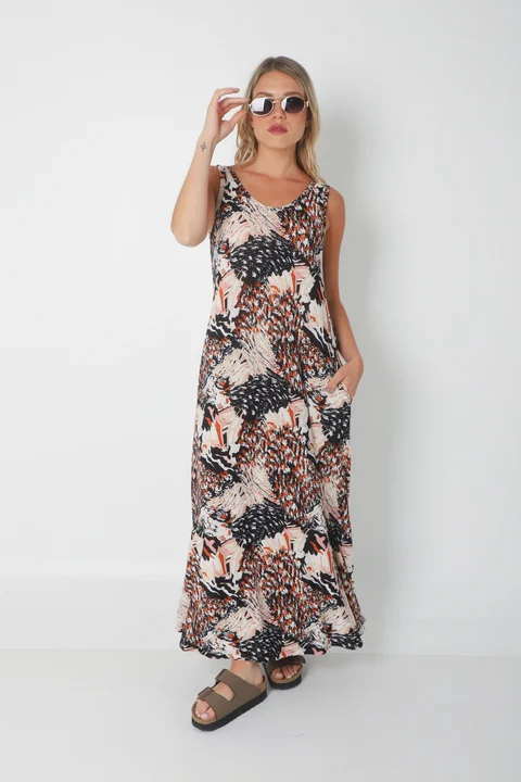 Vestido Joy Paradise con Bolsillos