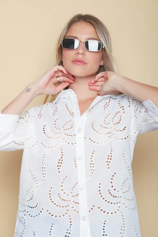 Camisa Marroqui Bordada GUK70024 - Vista 5