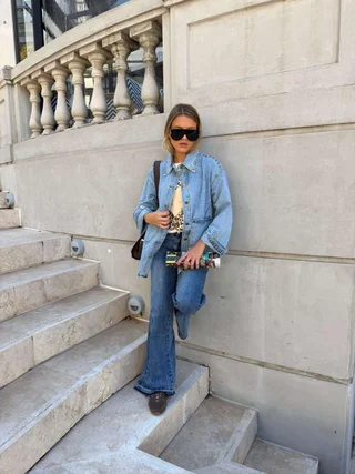 Camisaco TENCEL Oversize Jean GU01801 - Vista 5