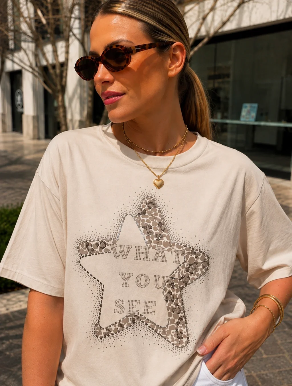 Remeron Estrella con Strass WHAT YOU SEE GU1004
