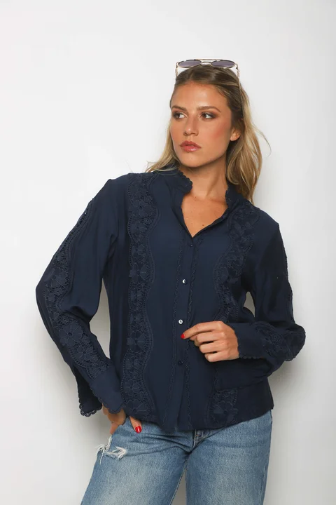 Camisa DOMENICA Bordada GUP33014