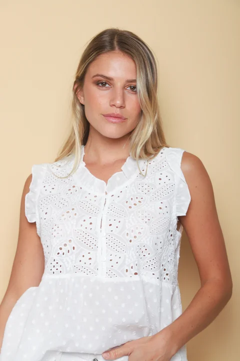 Blusa YUKI Broderie Bordada GU70210