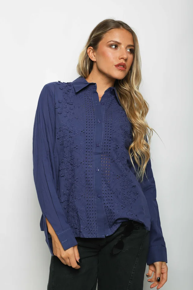 Camisa Debie Broderie GUK4118