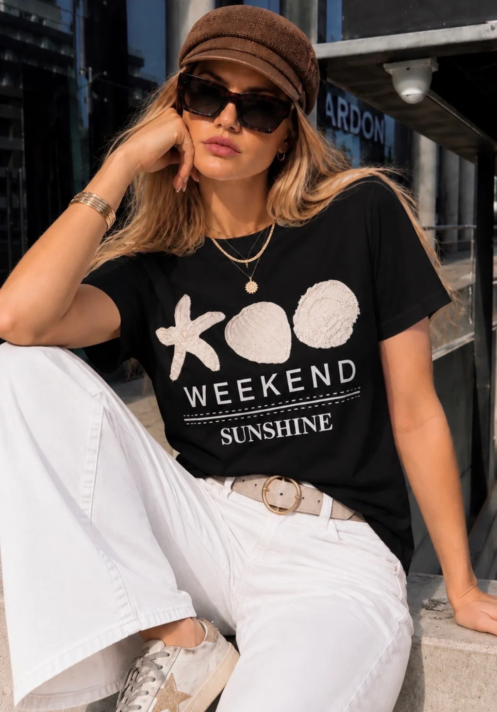 Remera WEEKEND SUNSHINE Bordado GU278761
