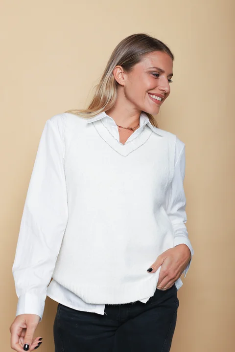 CHALECO ROXY Hilo con Brillos GU806