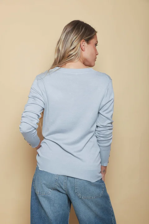 Sweater GUINEA HILO Escote V Media Estacion GUL684