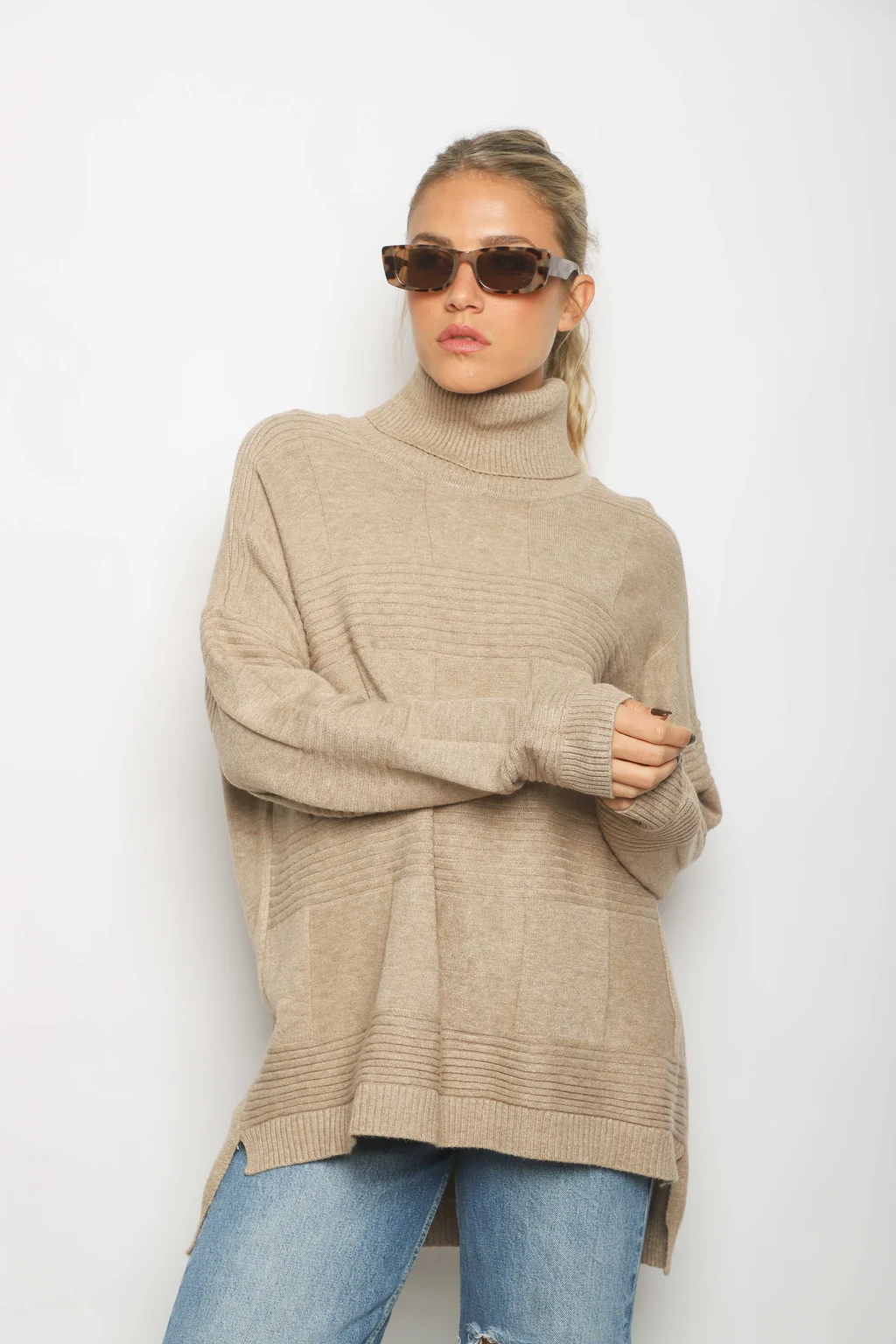Poleron SAINT OVERSIZE Bremer Tramado GUL803