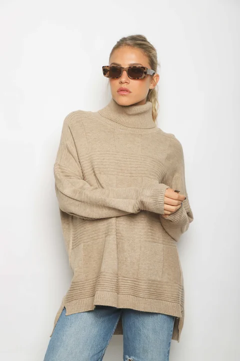 Poleron SAINT OVERSIZE Bremer Tramado GUL803