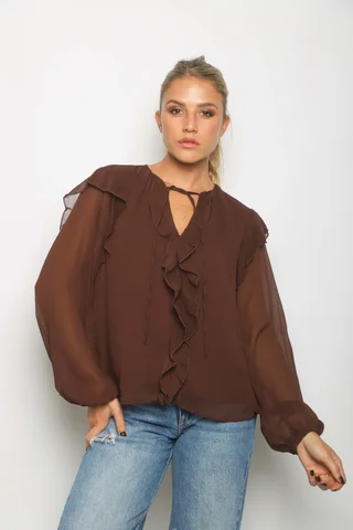 Blusa KIMBERLY Gasa GUK70279 - Vista 6