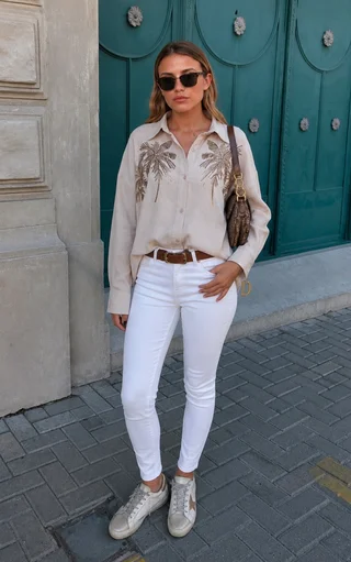 Camisa KATERINA Bordada GUK70265 - Vista 6