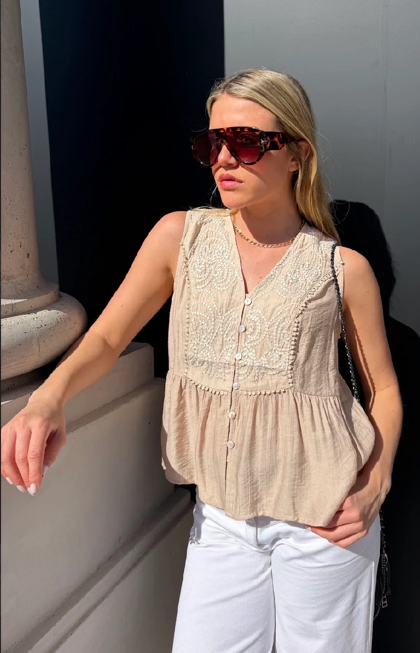 Blusa SUCRE Bordada GUV56