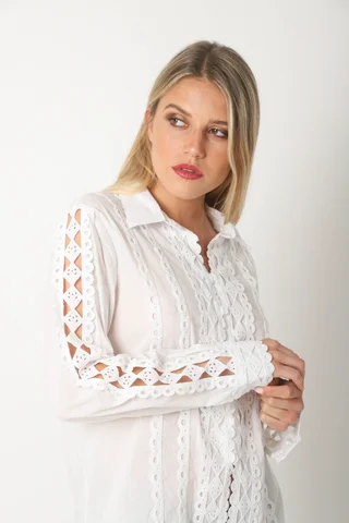 Camisa FRENESI Guardas Guipiur GUK70198  - Vista 2