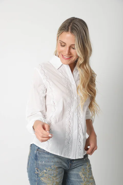 Camisa KAINE Broderie GUK70132