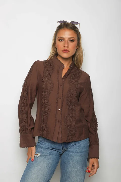 Camisa DOMENICA Bordada GUP33014