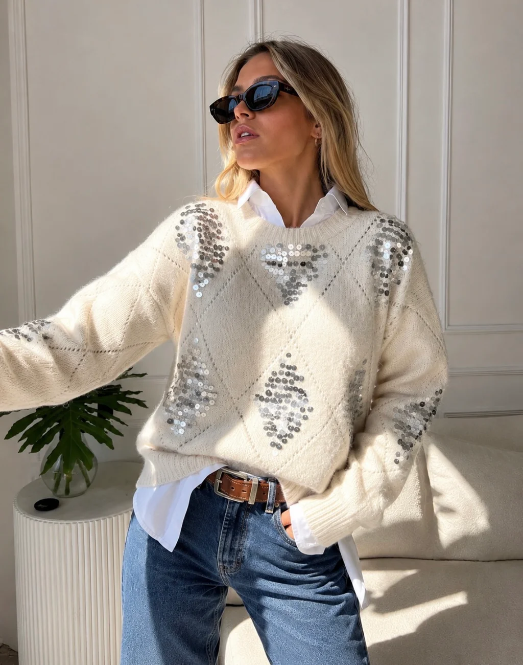 Sweater LUTIER Bordado GU405835