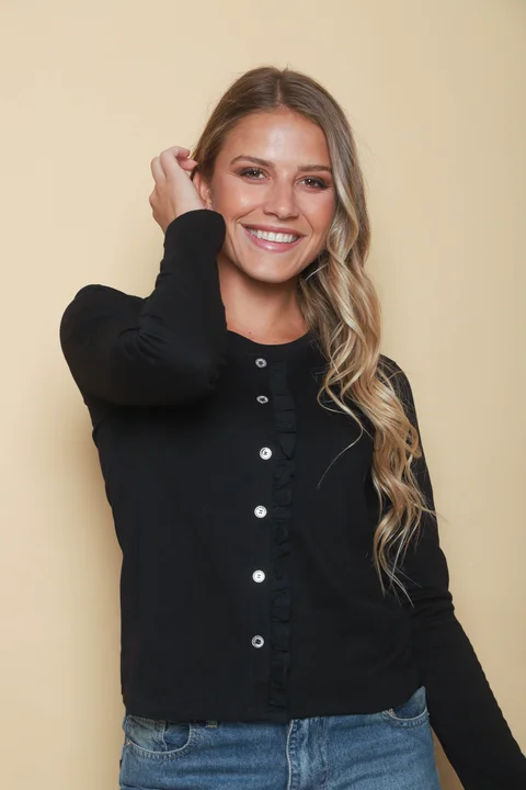 Remera Cobre C/ Strass y Volados GUK70066