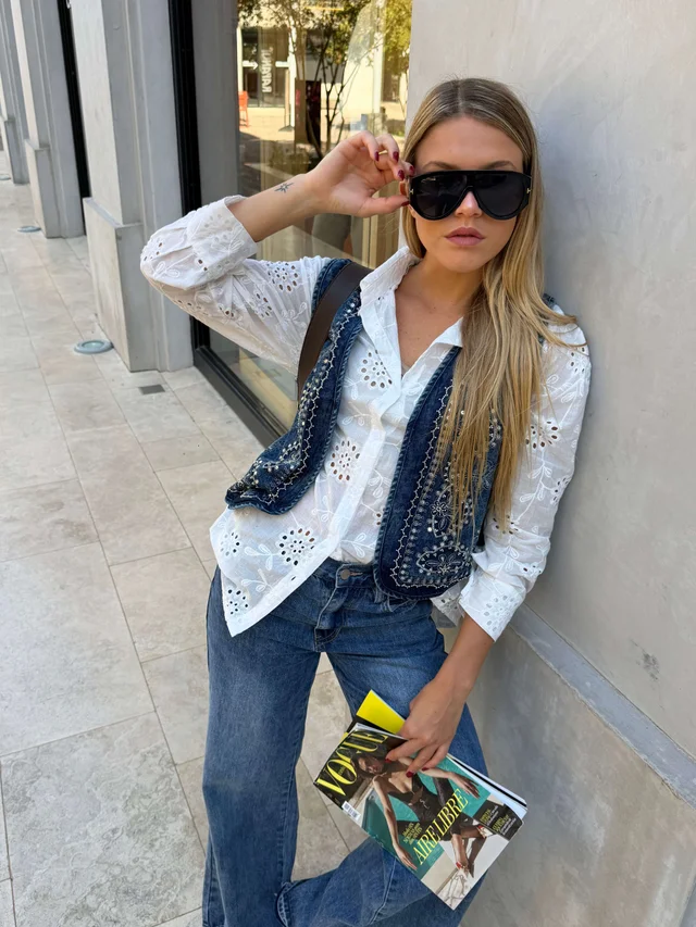  Chaleco BRESSEL Jean Bordado GU70262