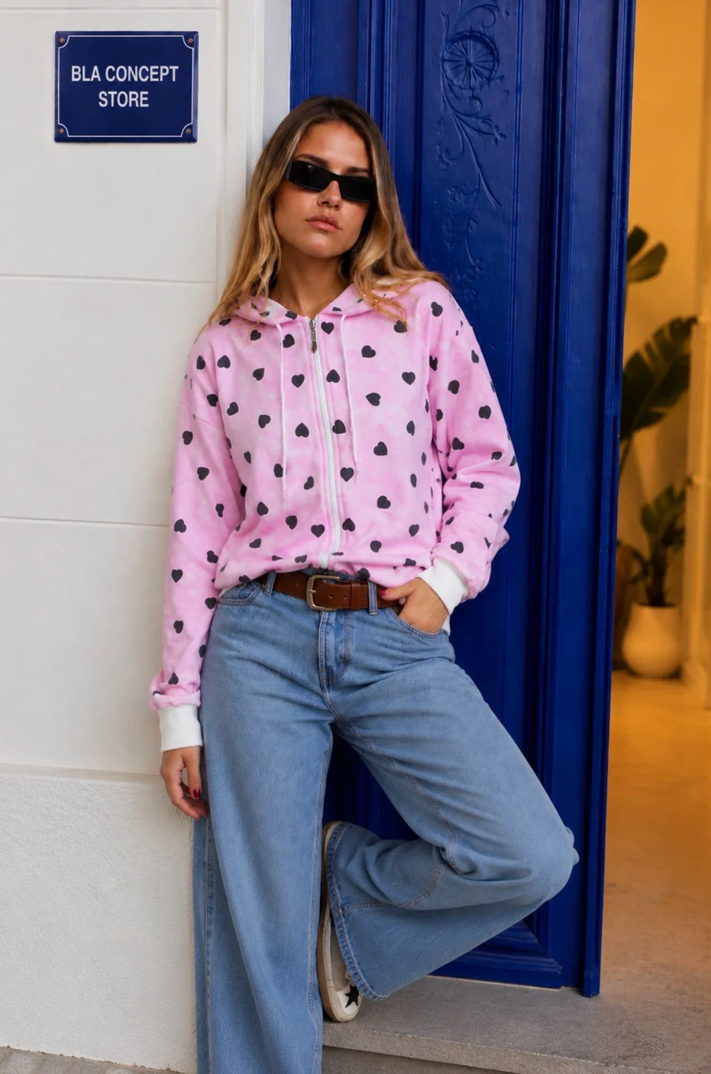 Campera Katy Batik de Algodon Media Estacion