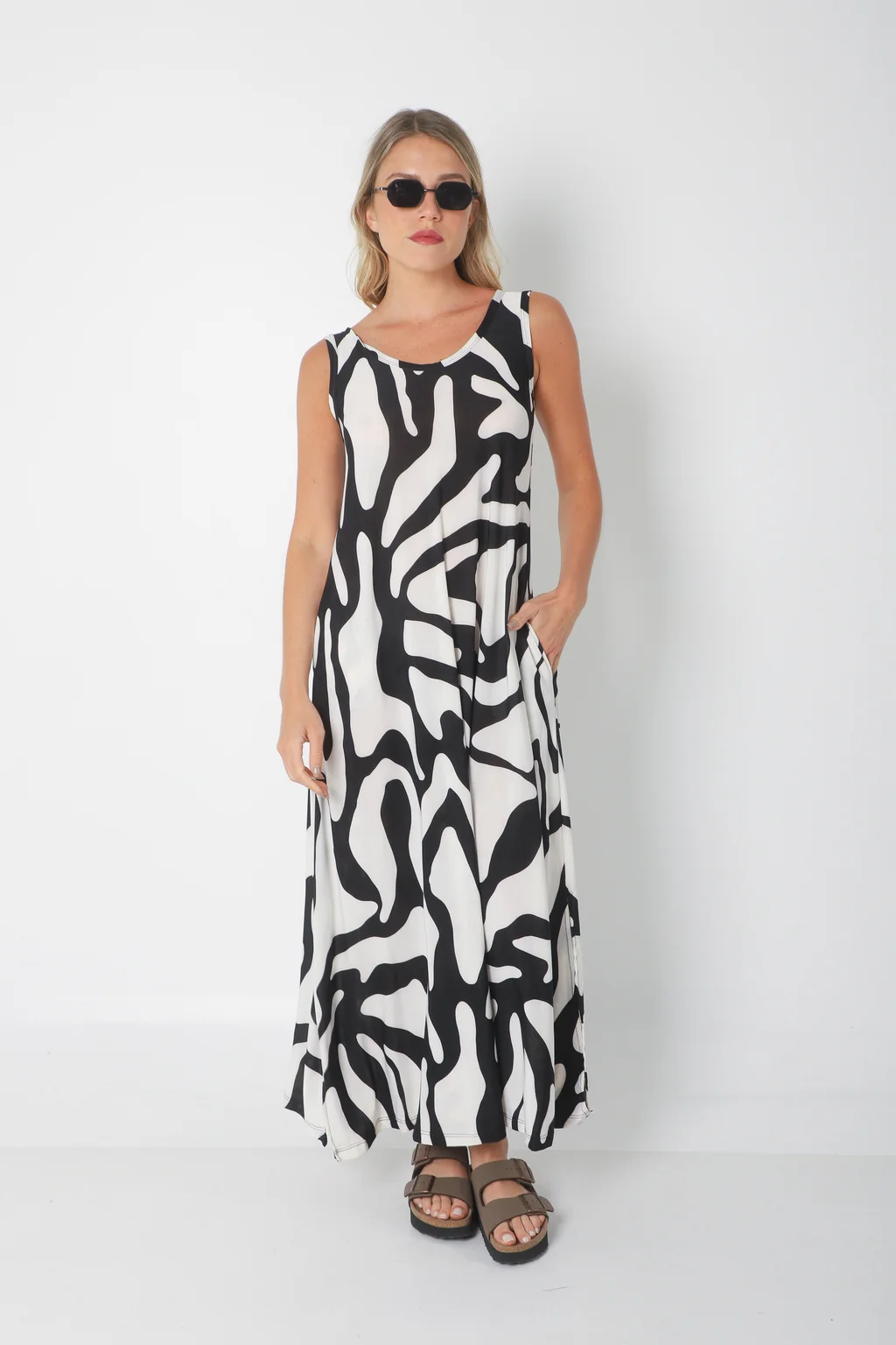 Vestido Joy Sunset con Bolsillos