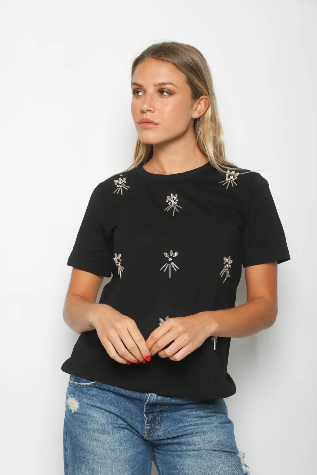 Remera KIARA c/ Piedras y Canutillos GU70124