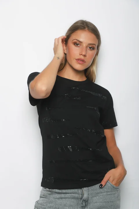 Remera SIDNEY c/strass GV919307