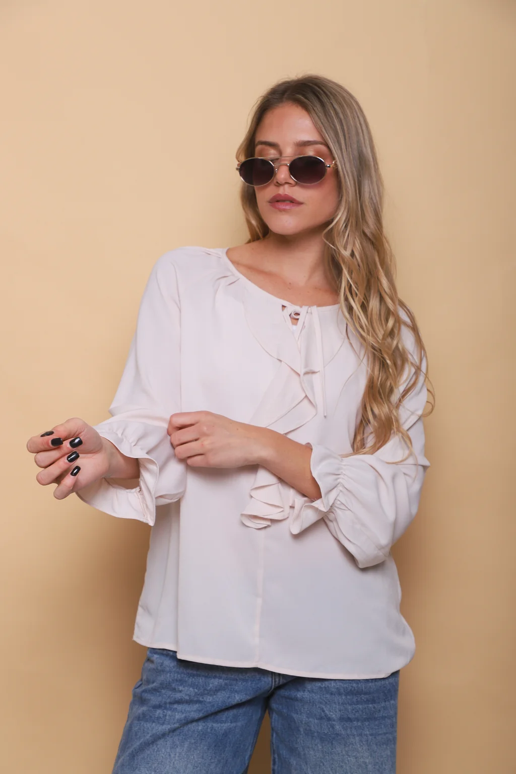 Blusa VOLTIER Gasa Chabot GU0346