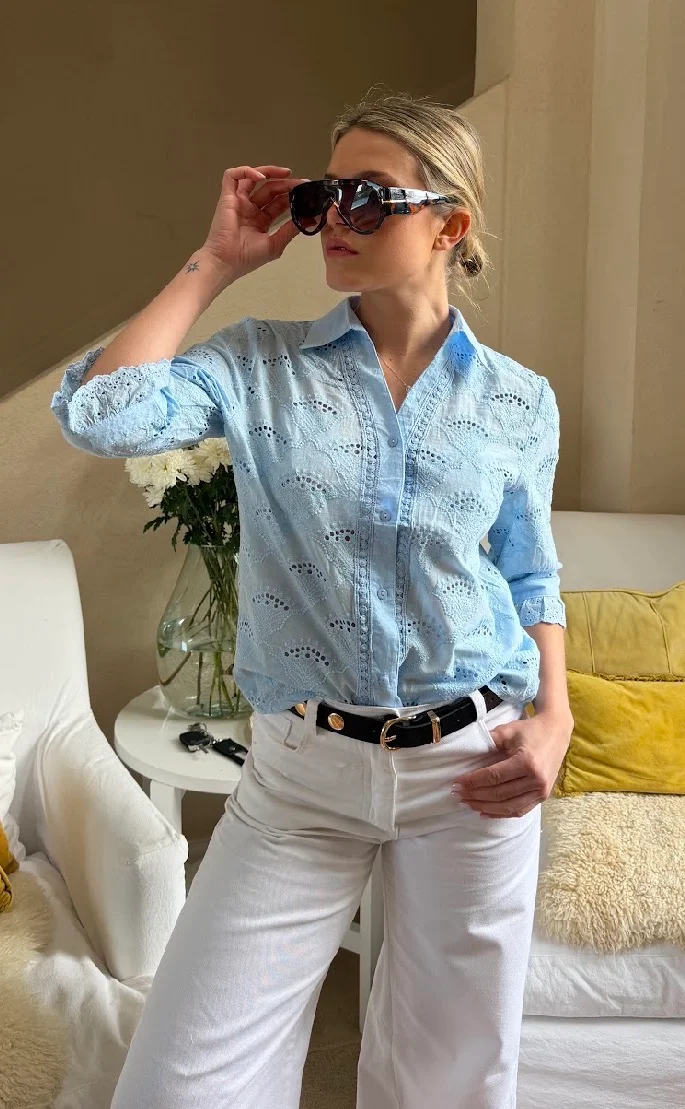 Camisa BLOW Broderie Manga 3/4 GU70157