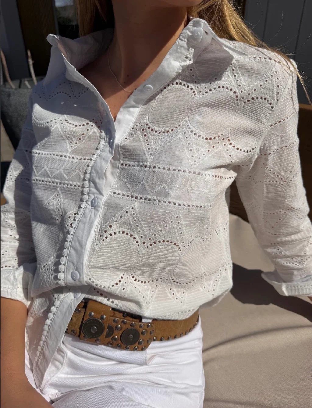 Camisa DARRYL Broderie GUK70287