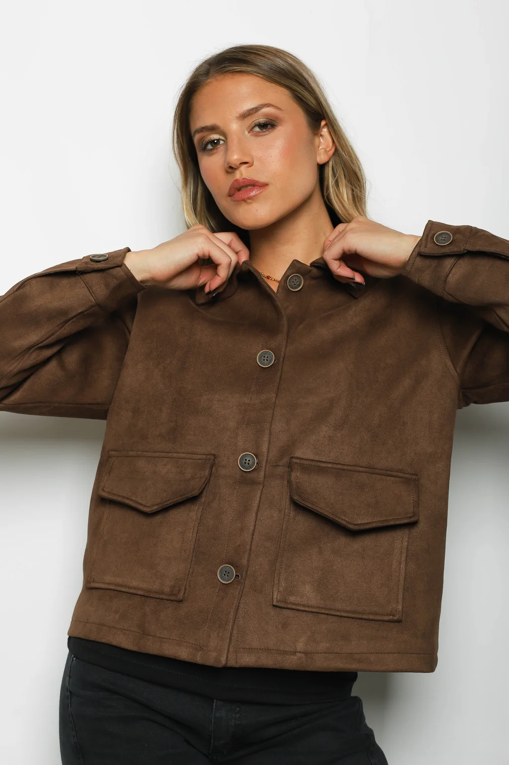 Chaqueta PIEGARI Gamuza Forrada GU571