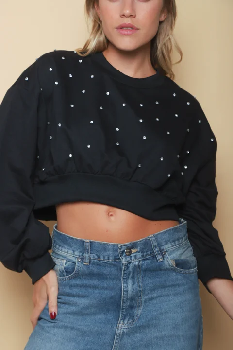 Buzo Soli Algodon con Piedras GUK2116