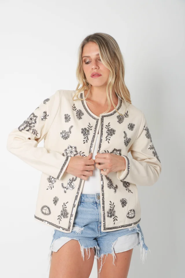 Chaqueta LOREIN Gabardina Bordada GU6004