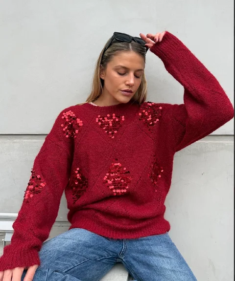 Sweater LUTIER Bordado GU405835