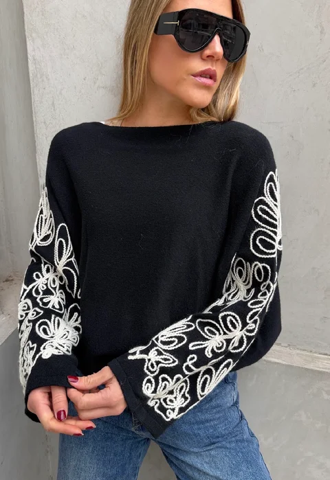 Sweater CLOUD Bordado GU847