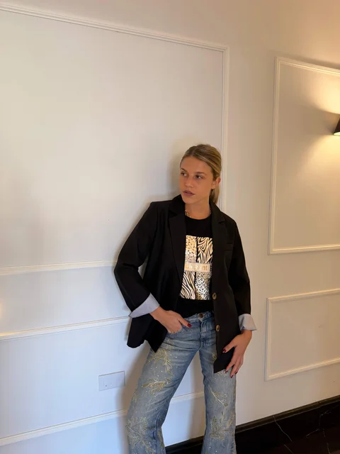 Blazer BLIKER Con Forreria GU5599