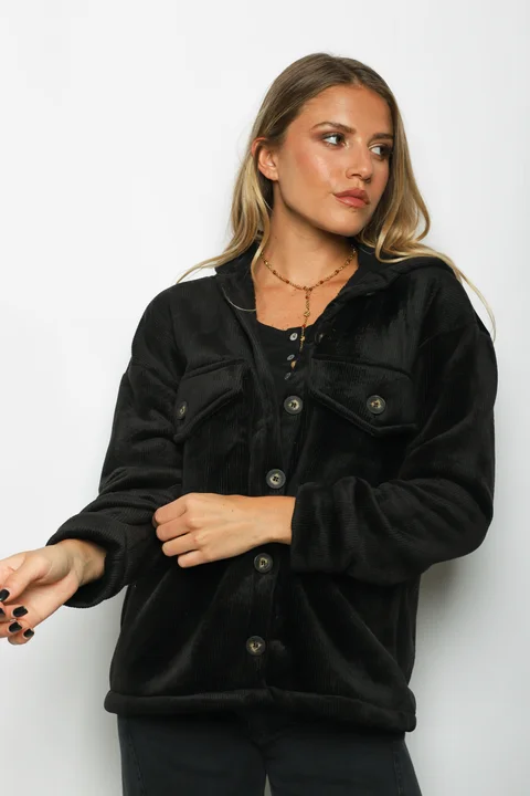 Saco GENEVA Corderoy Con Piel Adentro