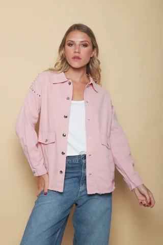 Camisaco RAPSODY gabardina c/tachas GUK70170 - Vista 6