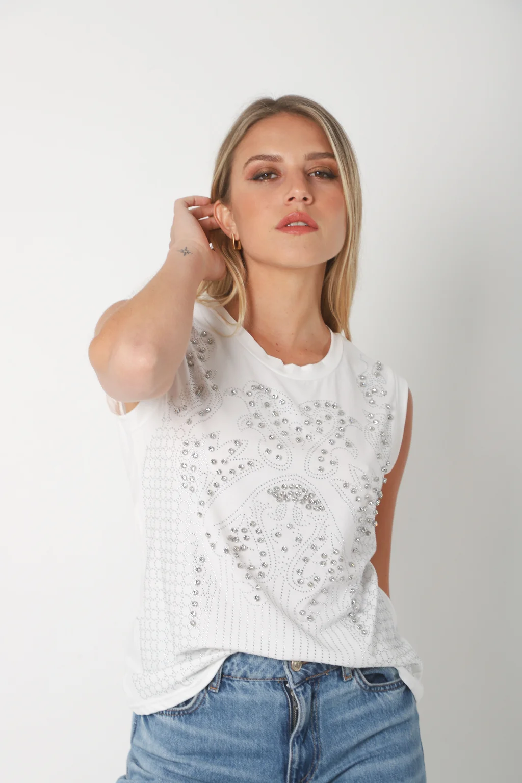 Musculosa AJAX c/strass GUK70125