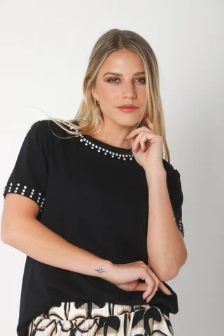 Remera NISEN c/ Piedras GU734 - Vista 1