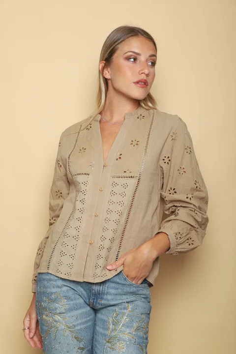 Camisa DARCIL Broderie GU70199