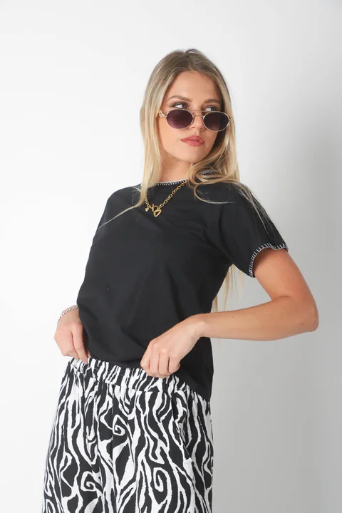 Remera KARTER de Jersey c/ Costura Contratono GU5206